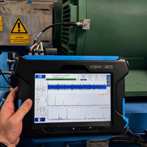Analyse vibratoire sur un équipement industriel