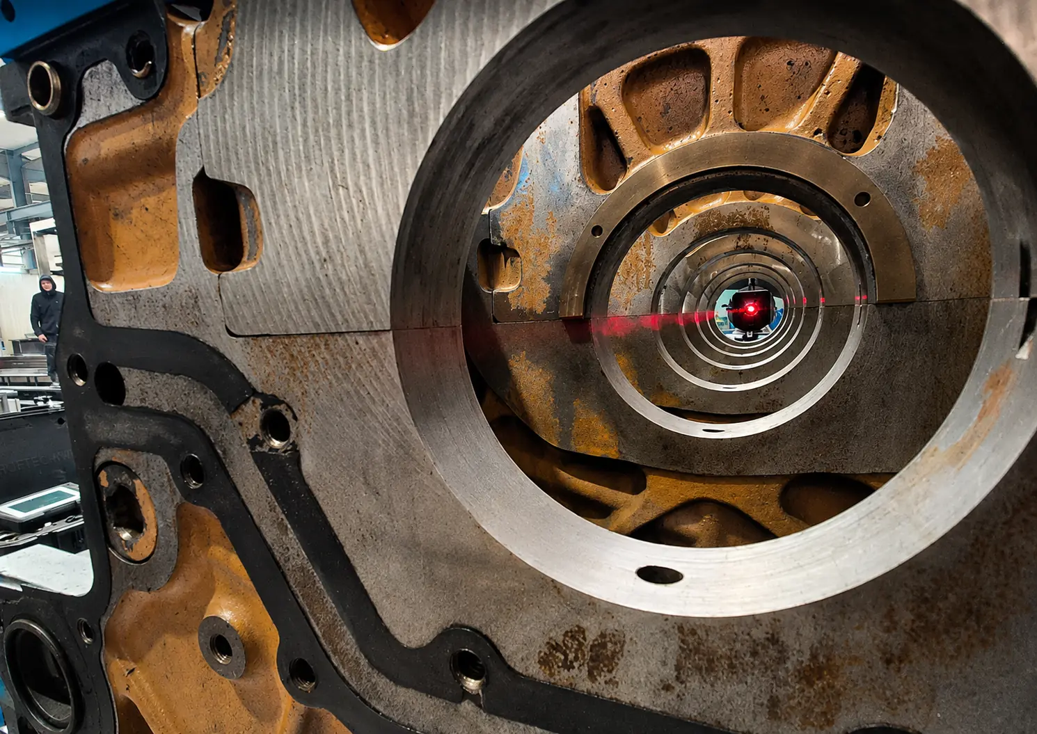Contrôle au laser de l’alignement de paliers industriels
