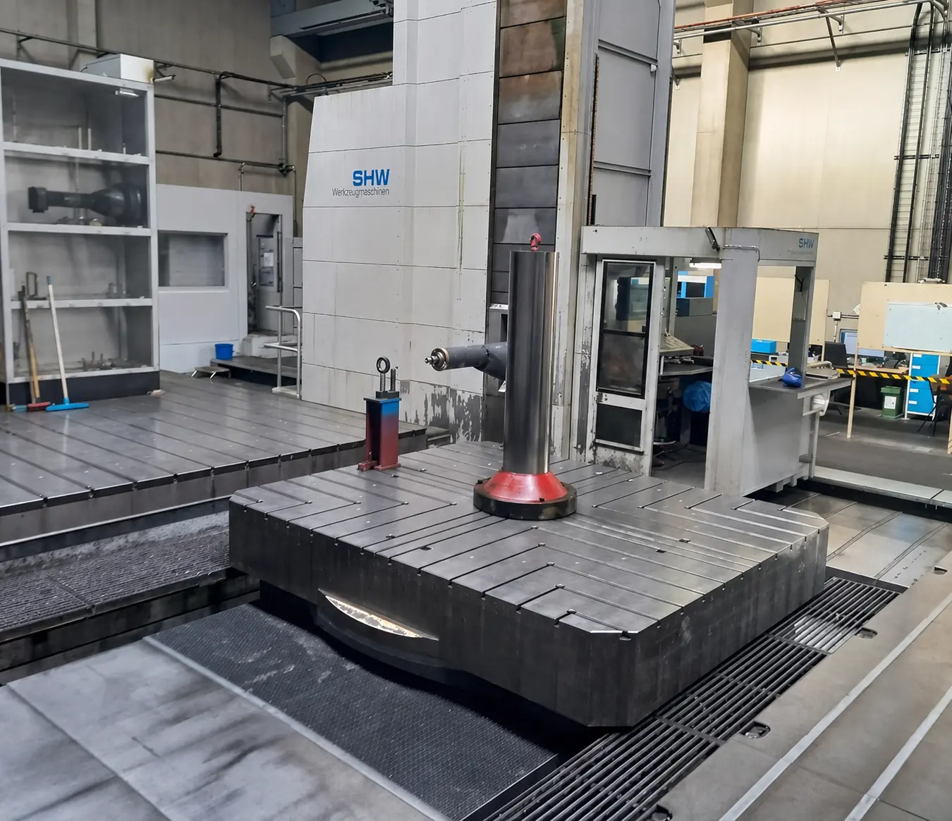 Contrôle géométrique au laser d’une machine-outil industrielle